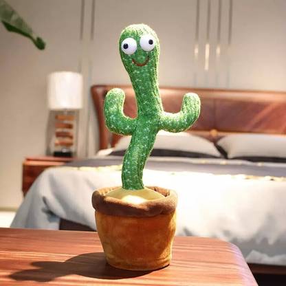SHRIBALAJITOYS Dancing Cactus Repeat, Repeat+Recording+Dance+Sing