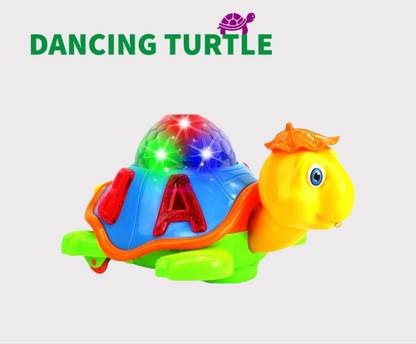 ketkifashion Battery Operated Turtle Toy with 3D Flashing Light & Sound for kids