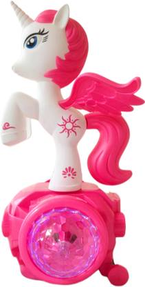TOYOMAA Dancing Horse Skates Hoverboard Toy For Kids with 5D Light, Music, 360° Rotation