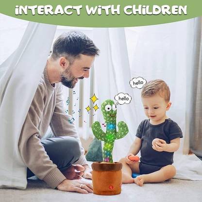 Dancing Cactus Talking Toy, Cactus Plush Toy, Singing Recording Repeat_330
