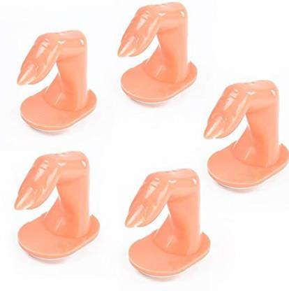 feelhigh Nail Art Practice Finger Plastic Fake Fingers with Nails for Hand Nail Art