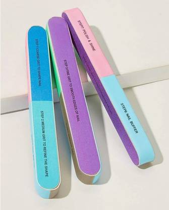 Taido Nail Filer 7- Sided Durable nail buffer and Filer for Men and Women