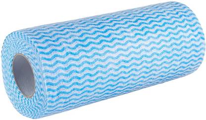 Top Trick Kitchen Tissue/ Paper Roll | Reusable and Washable Kitchen Wipes (50 Sheets) Multicolor Cloth Napkins