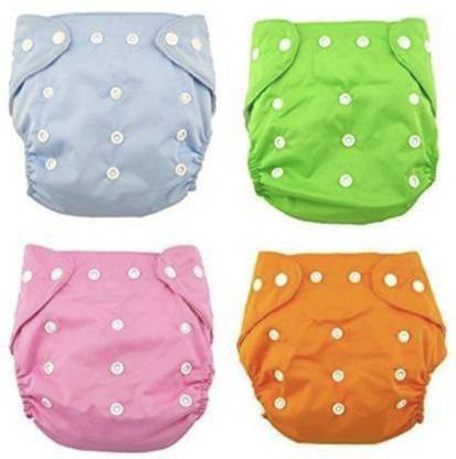 CHOTU BABYY Adjustable Quick Dry Washable Reusable Cloth Nappy For New Borns (0-36 Months)
