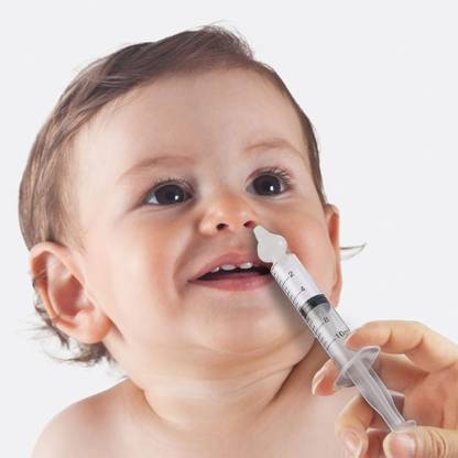 B-Arm Nasal Irrigator- Syringe(2 pcs),Each 10ml|Mucus Extractor Tool For Kids & Adults Manual Nasal Aspirator