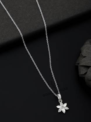 BOGHRA SALES pendant for girls Silver, Sterling Silver Diamond Silver, Alloy Pendant