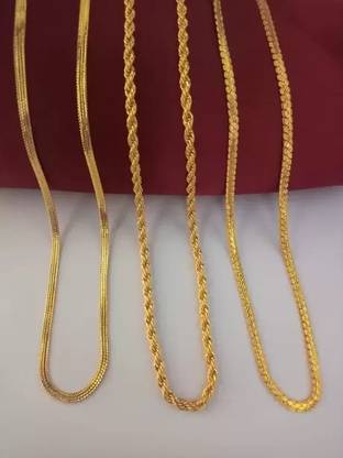 Gold-plated Plated Brass Chain