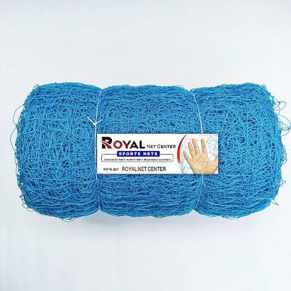 ROYALNETCENTER 50x12 1mm Thickness Boundry Safety Blue Cricket Net
