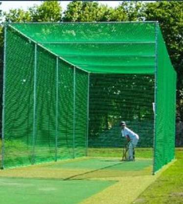 VSsports Sports Nets Cricket Practice Net Ground Sports Green Colour (60*10 Feet) Cricket Net