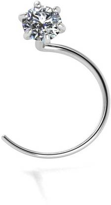 SOMYA Zircon Sterling Silver Nose Stud
