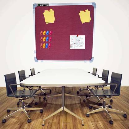 katrik MULTI PURPOSE NOTICE BARD with 30 pin free Notice Board