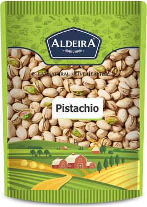 Aldeira Pista Roasted and Salted 500gm Pack Dry Fruits Pistachios