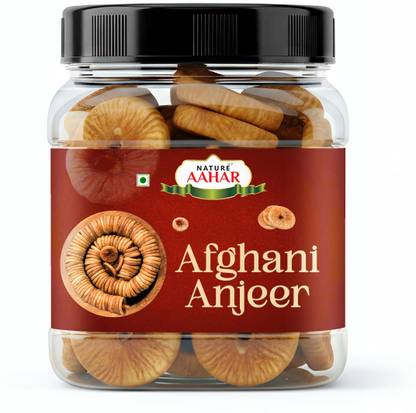Nature Aahar Afghani Anjeer Figs (Dried Figs) Dry Fruits for Body Mass Loss, Immunity Figs