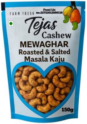 MEWAGHAR Roasted & Salted Masala Cashew | W-240 no Kaju | Crunchy & Tasty Farm Cashews Cashews