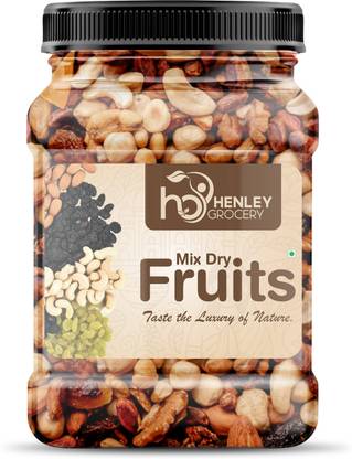 HENLEY Premium Mix Dry Fruit | Healthy & Tasty | Almonds, Cashews, Assorted Fruits & Nuts, Dates, Raisins