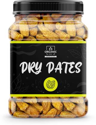 Organic Box Yellow Dry Dates | Peela Sukha Khajoor | Dry Chuhara | Pili Kharak Dry Dates