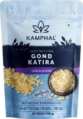 Kamphal Gond Katira Pure 200 gm, Tragacanth, Badam Pisin | High Cooling Properties Dried Gum