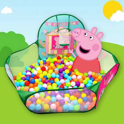 AB Toy World I TOYS Peppa Pig Activity Ball Pool with Multicolor Balls