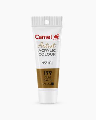 Camel ARTIST ACRYLIC TUBE OF GOLD BRONZE , 40 ML, PACK OF 1