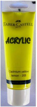 FABER-CASTELL ARTIST ACRYLIC TUBE OF CADMIUM YELLOW LEMON , 40 ML EACH, PACK OF 1