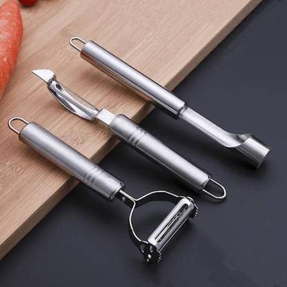 SKYZONE Fruit & Vegetable Peelers and Apple Corer Straight Peeler Set Straight Peeler Set