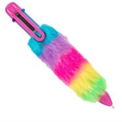 LKAY Multicolor Fur Pen Ball Pen