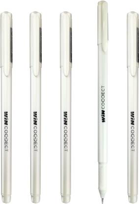 Win Connect 30 Black Pens | 0.7 mm Tip | Smooth Writing | Pens for Students | Stick Ball Pen
