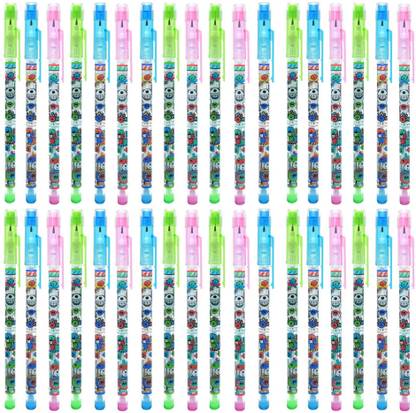 Kartual Return Gift For Kids / Non Sharpening Stackable Pencil / Push Pencils For Kids Pencil