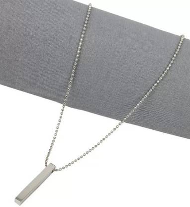 Agarwalproduct Rhodium Alloy Pendant Set