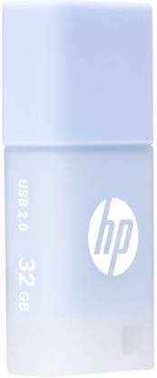 HP v168w USB 2.0 32 GB Pen Drive Compatible with Audio Player, Desktop Computer, Laptop, Mobile, Television USB 2.0 Rubber Case