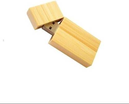 KBR PRODUCT Bamboo wood texture 16gb USB 2.0 removable storage 16 GB Pen Drive Compatible with Laptop, Audio Player, Gaming Console, Desktop Computer, Television USB 2.0 Wood Case
