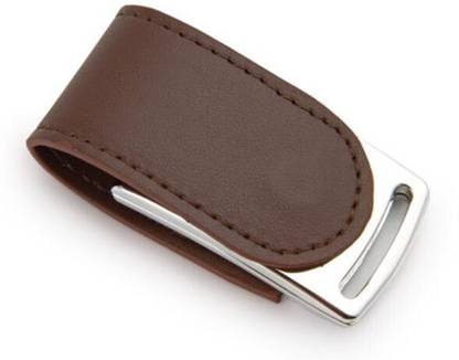 Eshop Genuiue Leather Magnetic Flap 8 GB Pen Drive Compatible with Netbook, Gaming Console, Desktop Computer, Tablet, Audio Player, Television, Laptop USB 2.0 Metal Case