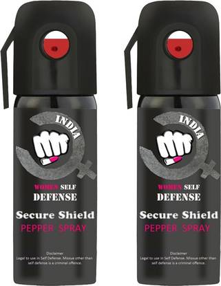 SECURE SHIELD Self Defence Pepper Spray for Personal Safety and Protection Pepper Stream Spray