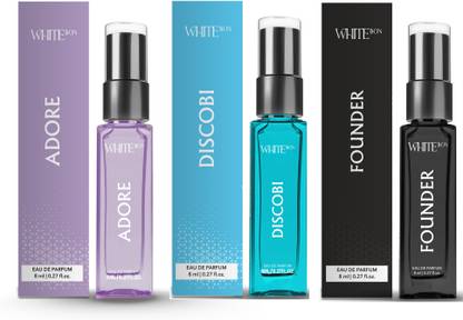 white bon Adore & Discobi & Founder combo|3X10ML|With Citrus & Woody Notes Eau de Parfum  -  30 ml