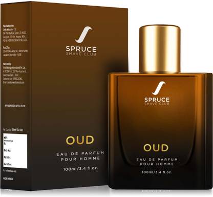 SPRUCE SHAVE CLUB Oud Perfume For Men 100ml|EDP Musk Mens Perfume | Long Lasting Oudh Cologne Eau de Parfum  -  100 ml