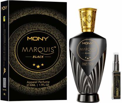 Mony Marquis Black Perfume Luxurious Long Lasting fragrance with Tester Perfume  -  50 ml
