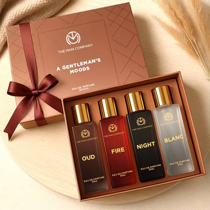 THE MAN COMPANY Blanc, Night, Fire & Oud 20ml Gift Set|A Gentleman's Mood Eau de Parfum  -  80 ml