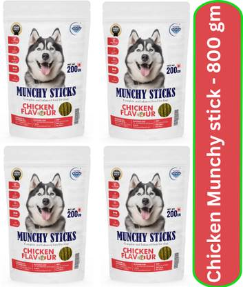 Nitishree Chicken Flavored Munchy Chew Sticks For Dogs All Breeds Dog Treats Chicken Dog Chew