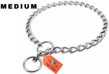 SUPER CHAIN Dog Choke Chain Collar