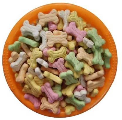 Unik Mix Flavour Dog Biscuits (PREMIUM QUALITY) for Puppies & Adult Dogs_ 500g, Milk, Egg, Cheese, Strawberry, Fruit 0.5 kg Dry New Born, Young, Adult Dog Food