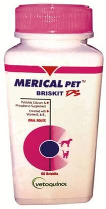 Vetoquinol MERICAL PET BRISKIT DS 60 TABS Pet Health Supplements