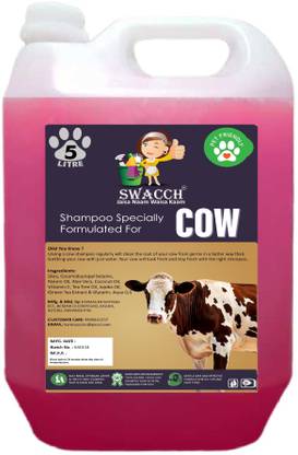 swacch Cow Shampoo I Smooth & Shine Shampoo For Cow I Conditioning Rose Cow Shampoo