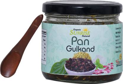 Organic Sunrise Natural Natural Homemade Organic Pan Gulkand Mixed Gulkand