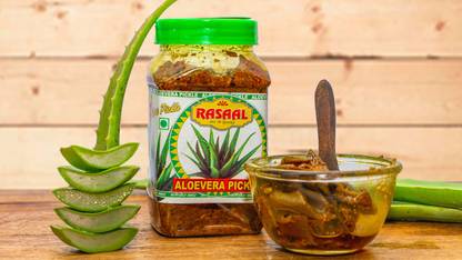 Rasaal Aloe Vera Pickle 1000gm | Gawar Patha Achar Mixed Pickle (1 kg) Mixed Pickle
