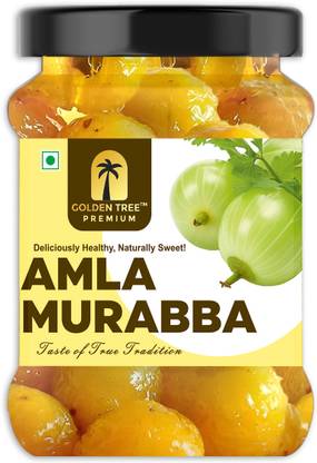 Golden Tree Amla Murabba, 100% Pure & Organic, Rich in Vitamin C, Immunity Booster Amla Murabba