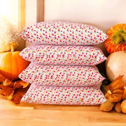 Cozy Palace Microfibre Sleeping Pillow Pack of 4 Solid Luxury