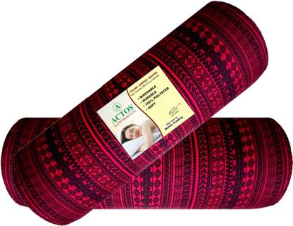 ACTOS Microfibre Bolster Pack of 2 Abstract