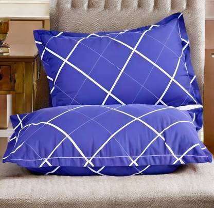 LIPONOS LUXURY Polyester Fibre Abstract Sleeping Pillow Pack of 2