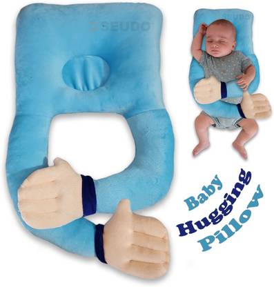 Pseudo Pillow Cotton Solid Baby Pillow Pack of 1