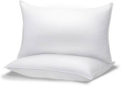 Pakkhi with 8 cover Microfibre Solid Sleeping Pillow Pack of 2